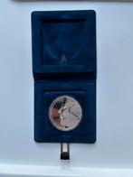 Zilveren hersenkingsmunt Willem van Oranje 1584-1984, Ophalen of Verzenden, Koningin Beatrix, 50 gulden, Zilver