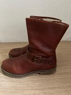 Travelin leren half hoge laars donker bruin maat 39 ZGAN, Hoge laarzen, Bruin, Travelin, Ophalen of Verzenden
