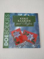 Kerstkaarten met stofjes doeboekje, Hobby en Vrije tijd, Kaarten | Zelf maken, Ophalen of Verzenden, Nieuw, Pons of Mal