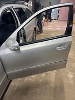Mercedes E270 CDI '04 Linker Voordeur Zilver Grijs, Gebruikt, Mercedes-Benz, Ophalen of Verzenden, Voor