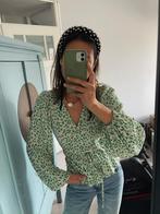 Ganni blouse, Kleding | Dames, Groen, Ophalen of Verzenden, Zo goed als nieuw, Ganni