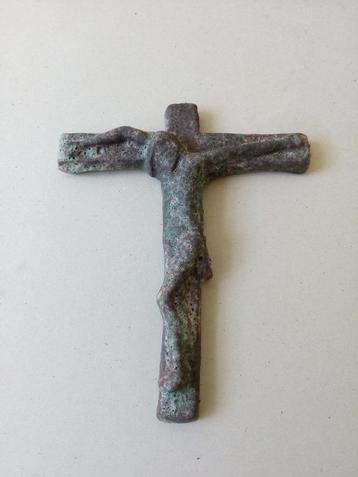 Keramiek kruis. Bruisglazuur.Atelier Terra. beschikbaar voor biedingen