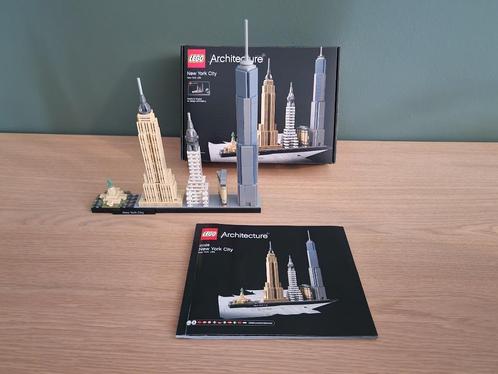 Lego Architecture 21028 New York City, Kinderen en Baby's, Speelgoed | Duplo en Lego, Zo goed als nieuw, Lego, Complete set, Ophalen of Verzenden