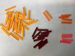 Lego tegel 1x6 diverse kleuren oranje koraal donker rood, Ophalen of Verzenden, Gebruikt, Losse stenen, Lego