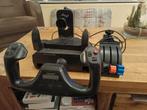 Saitek Flight Yoke System, Ophalen of Verzenden, Zo goed als nieuw