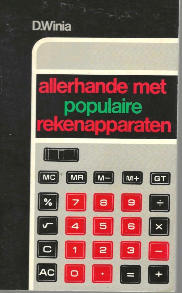 partij rekenmachine boeken 9 stuks, Verzamelen, Elektronische Apparatuur, Computers en Rekenmachines, Verzenden