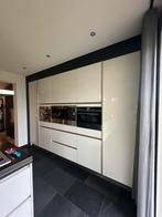 SieMatic kookeiland en kastenwand incl apparatuur, Ophalen, Wit, Overige typen, Graniet of Steen