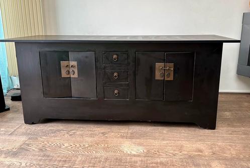 Antiek Aziatisch Chinees dressoir, Huis en Inrichting, Kasten | Dressoirs, 150 tot 200 cm, 25 tot 50 cm, Ophalen