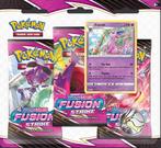 Pokemon TCG - Fusion Strike: Espeon 3-Pack Blister, Ophalen of Verzenden, Nieuw, Overige typen