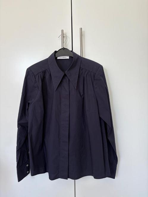 Chique blauwpaarse blouse van Co'Couture mt 42, Kleding | Dames, Blouses en Tunieken, Zo goed als nieuw, Maat 42/44 (L), Ophalen of Verzenden
