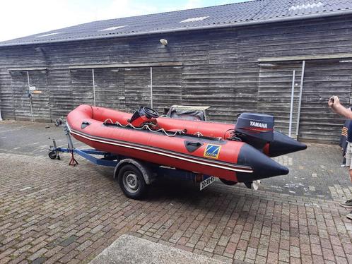 ZODIAC Futura 4.70 MK3, Watersport en Boten, Rubberboten, Gebruikt, Zodiac, Aluminium, Minder dan 70 pk, Benzine, Ophalen