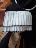 Chiarico top S 36 prachtige mouwtjes plissé S 36 Gratis Verz, Verzenden, Zwart, Zo goed als nieuw, Korte mouw