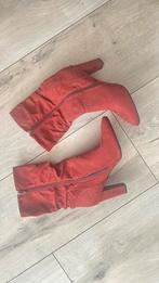 Rood oranje laarzen - maat 41, Kleding | Dames, Ophalen, Zo goed als nieuw