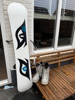 Snowboard set: Nitro 151, Flow schoenen 38, Drake bindingen, Sport en Fitness, Snowboarden, Ophalen, Gebruikt, Board