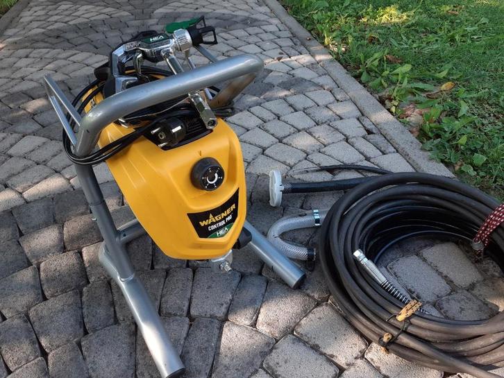 Wagner Airless verfspuit te huur – inclusief uitleg, Doe-het-zelf en Verbouw, Schildersmaterialen, Gebruikt, Verfspuit of Verfpomp