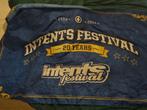 Intents festival vlag 20 jarig bestaan, Diversen, Vlaggen en Wimpels, Ophalen of Verzenden, Zo goed als nieuw
