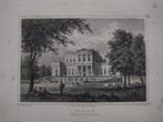 A 024 / Haarlem Paviljoen Welgelegen Staalgravure 1860, Ophalen of Verzenden