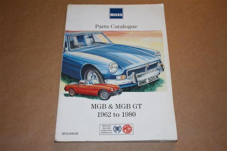 MGB & MGB GT - 1962 to 1980 - Parts Catalogue, Auto diversen, Handleidingen en Instructieboekjes, Ophalen of Verzenden