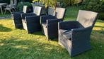 Set van 4 mooie wicker tuinstoelen met body . Brandon, Ophalen, Gebruikt, Wicker