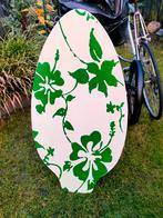 Skimboard - Wit met Groen Design, Watersport en Boten, Ophalen, Gebruikt, Minder dan 250 cm, Minder dan 5 m²