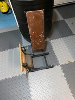 Ladderbankje en afhouder in zeer goede staat, Doe-het-zelf en Verbouw, Ladders en Trappen, Ophalen, Zo goed als nieuw