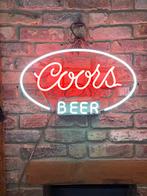 Coors beer neonverlichting USA 1960/70 met 220v omvormer, Ophalen of Verzenden, Zo goed als nieuw, Lichtbak of (neon) lamp