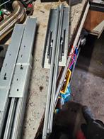 Laderail 54cm - 3 Sets met demper, Minder dan 50 cm, Gebruikt, Grijs, Ophalen of Verzenden