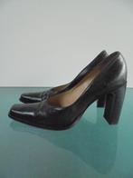GRATIS VERZENDEN | PAUL WARMER leren zwarte pumps 38, Kleding | Dames, Schoenen, Pumps, Verzenden, Zwart, Zo goed als nieuw