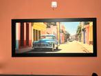 Schilderij ‘Cuba’- muur, Ophalen of Verzenden, 1980 tot heden, Zo goed als nieuw, Overige onderwerpen