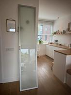 Pax kast deuren - aluminium met melkglas 4 st, Huis en Inrichting, Kasten | Kledingkasten, Ophalen, Gebruikt, 200 cm of meer, 50 tot 100 cm