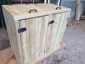 Container ombouw, kliko ombouw van geïmpregneerd tuinhout beschikbaar voor biedingen