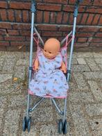 Corolle zachte pop incl buggy, Ophalen of Verzenden, Gebruikt, Babypop