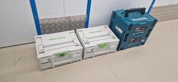 Festool en makita koffers beschikbaar voor biedingen