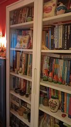 Witte servieskast, breed 120 cm, hoog 200 cm, diep 40 cm., Huis en Inrichting, Kasten | Vitrinekasten, Gebruikt, 100 tot 150 cm