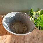 Lucky Vintage grote oude zinken teil izgst!, Ophalen, Gebruikt, ., .