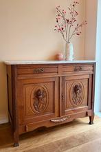 Antieke commode / dressoir marmer blad, Huis en Inrichting, Kasten | Dressoirs, Ophalen, 25 tot 50 cm