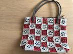 Tas leer Ibiza style rood crème handgemaakt nieuw apart, Sieraden, Tassen en Uiterlijk, Ophalen of Verzenden, Zo goed als nieuw