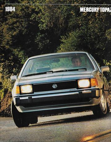 Brochure Ford MERCURY Topaz, 1984 (USA). beschikbaar voor biedingen