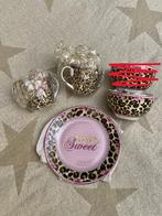 Little Diva Servies - kopjes, bord & kommetje, Nieuw, Ophalen of Verzenden, Overige stijlen, Aardewerk