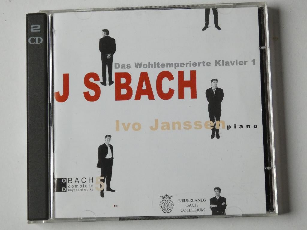 Ivo janssen - Das Wohltemperierte Klavier 1 - J S Bach 2cd, Verzenden, Barok, Gebruikt, Overige typen