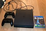 Playstation 4, incl 2 controllers en FC24, Spelcomputers en Games, Spelcomputers | Sony PlayStation 4, Ophalen of Verzenden, Zo goed als nieuw