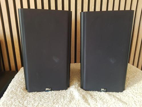 Set JM Lab Symbol 6 boekenplank speakers, Audio, Tv en Foto, Luidsprekers, Zo goed als nieuw, Front, Rear of Stereo speakers, 60 tot 120 watt