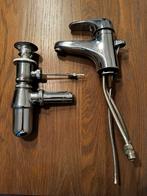 Optima Oras wastafelmengkraan, chroom, Ophalen of Verzenden, Gebruikt, Chroom, Wastafel