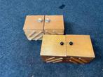 Naaiboxen hout 2x retro - vintage - per stuk te koop, Antiek en Kunst, Curiosa en Brocante, Ophalen of Verzenden