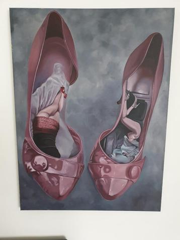 Sinners & saints schilderij 90 cm x 120 cm beschikbaar voor biedingen