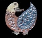 Wandplaquette Eend - D. Perot Frankrijk j'70, Antiek en Kunst, Ophalen of Verzenden