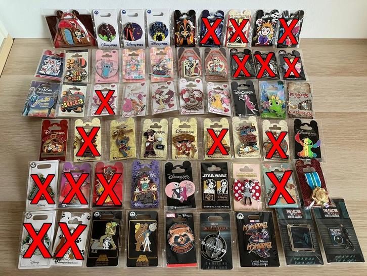 Originele Disney pins — €11 per stuk, Verzamelen, Disney, Nieuw, Ophalen of Verzenden