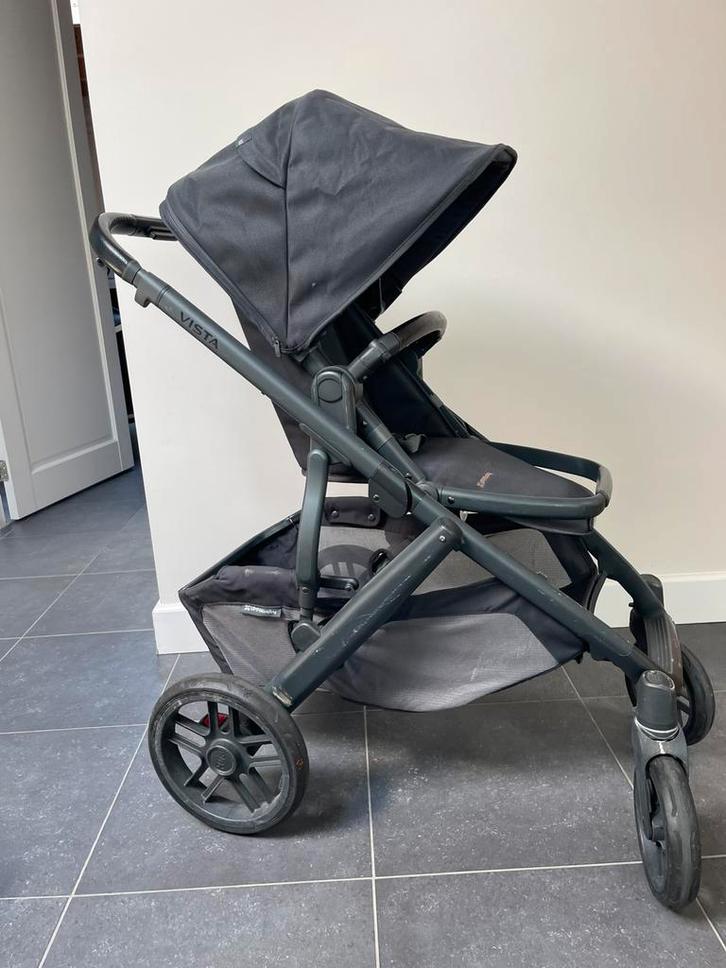 Uppababy Vista V2 zwart, Kinderen en Baby's, Kinderwagens en Combinaties, Zo goed als nieuw, Overige merken, Ophalen