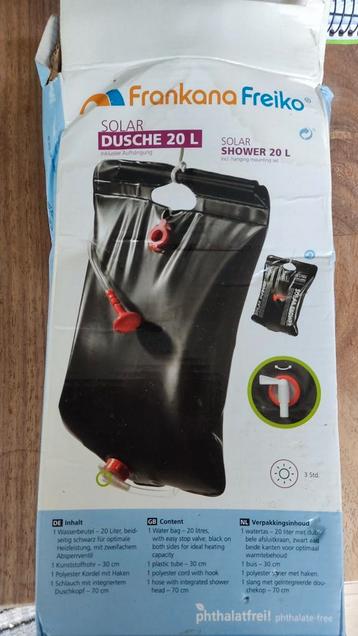 Solar douche (3 stuks). 20 liter.  beschikbaar voor biedingen