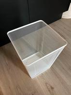 IKEA DRÖNJÖNS Prullenbak - Wit Metaal, Ophalen, Zo goed als nieuw, Minder dan 10 liter, Metaal
